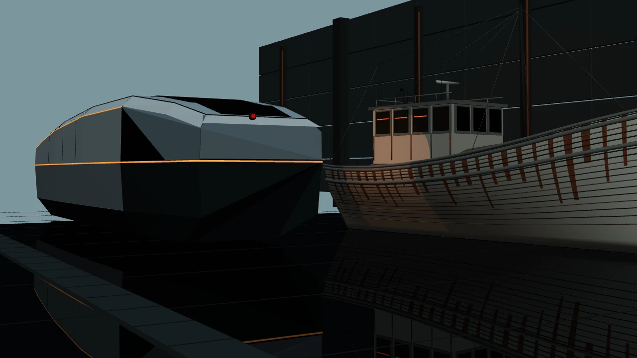 Two vessels / Shot 004 blockout / work in progress