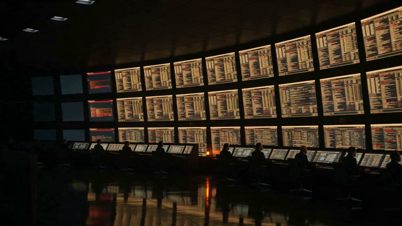 The command center goes dark